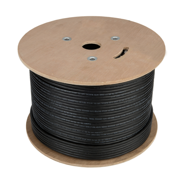 Rollo de cable UTP Agiler, exterior 1000 pies 23 awg, 5.6MM 4P CAT6