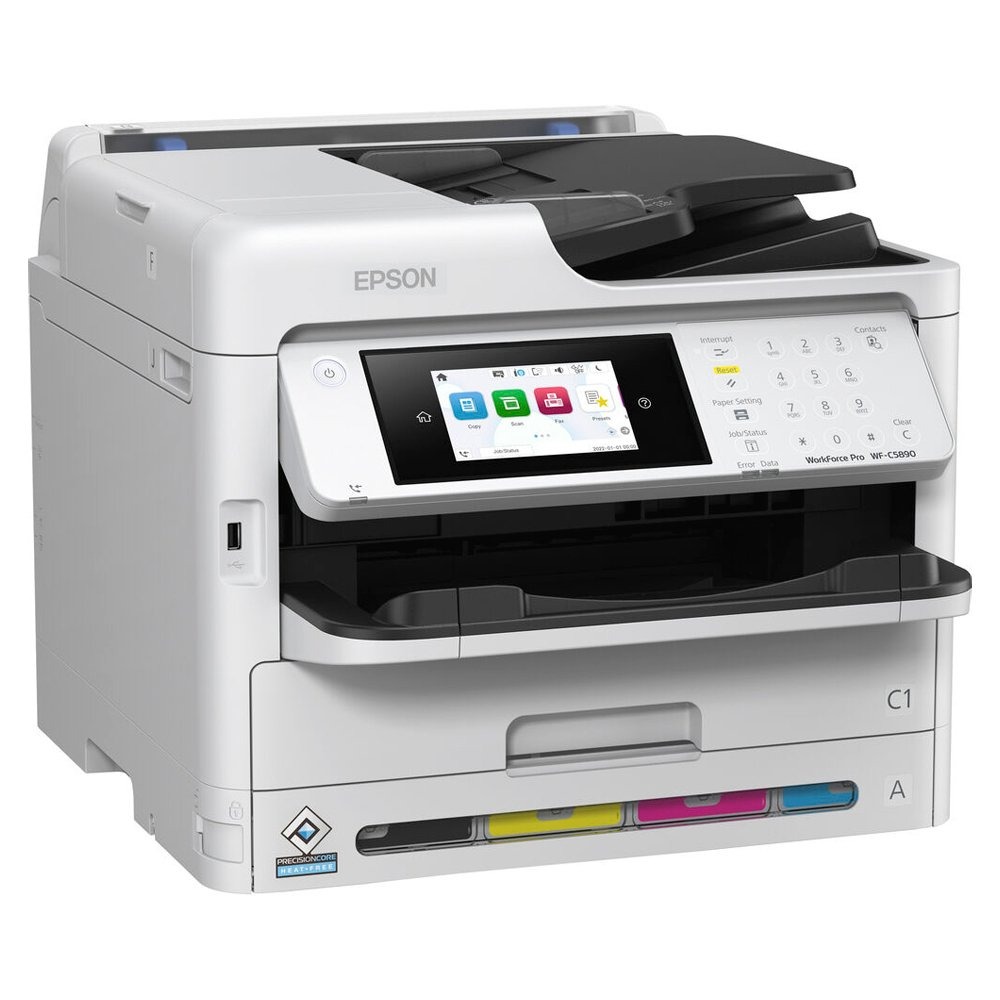 Impresora Epson WF-C5890 multifuncional workforce pro, sistema de bolsa de tinta