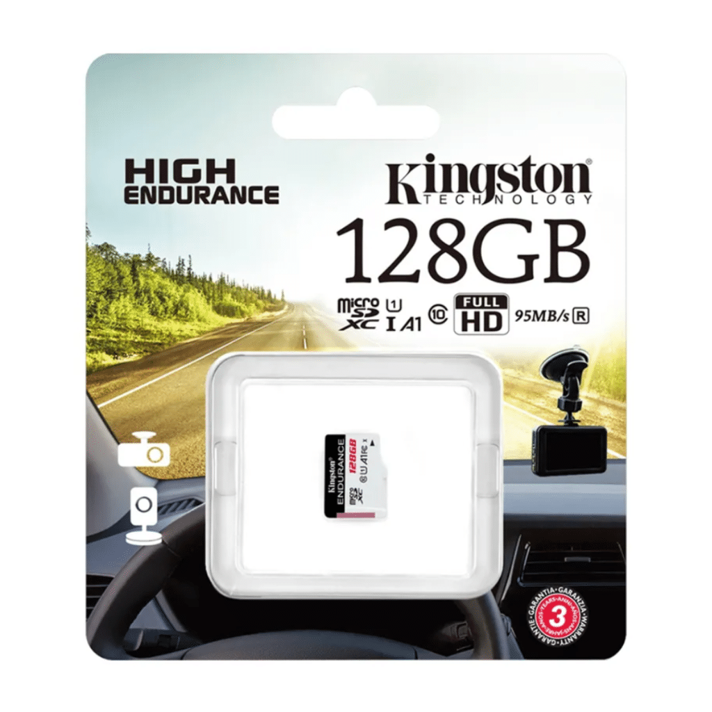 Memoria microsd Kingston SDXC 128GB, especializada para videovigilancia