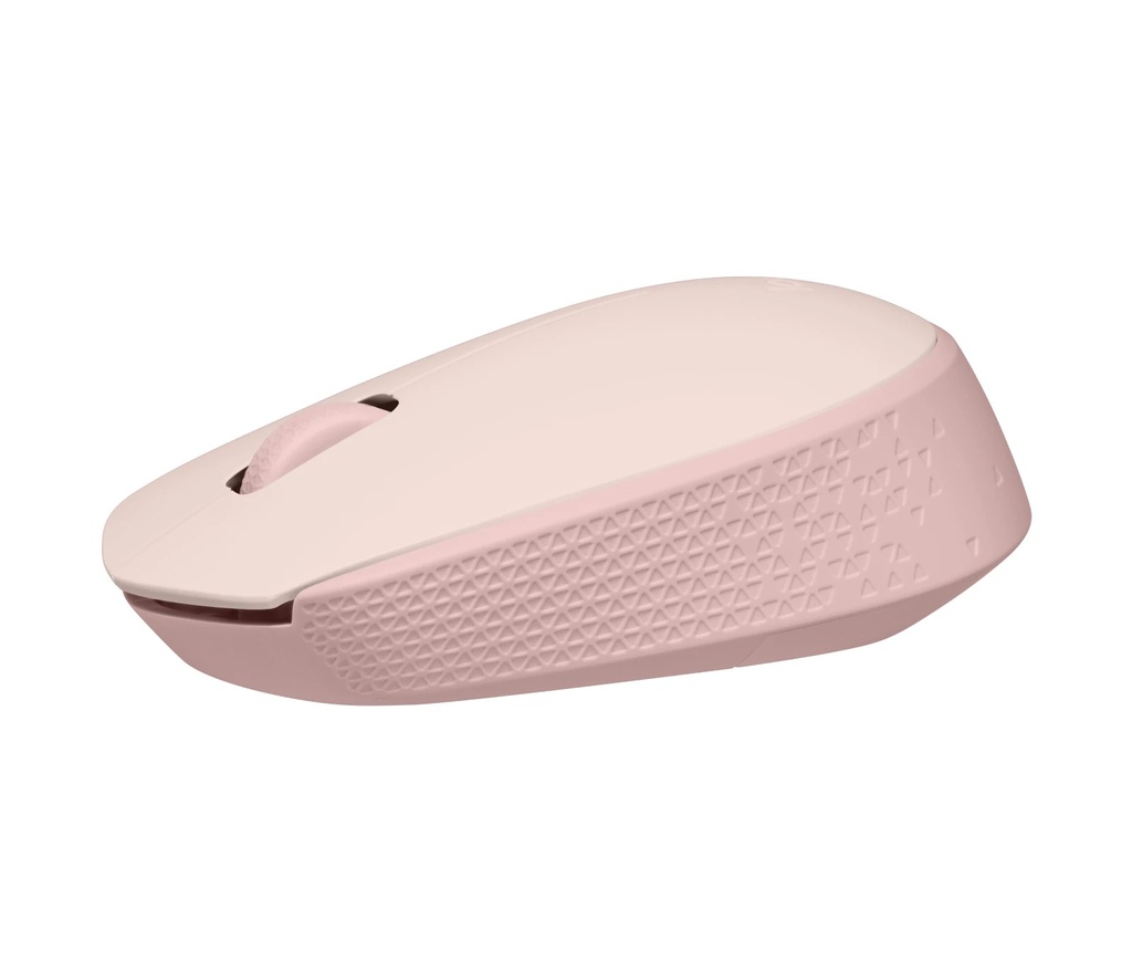 Mouse Logitech M170 inalámbrico optico, receptor usb, rosado