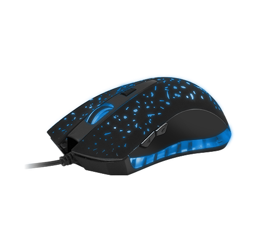 Mouse Xtech gaming ophidian, usb, 3600DPI, 6 botones, negro, 7 luces led, (XTM-411)
