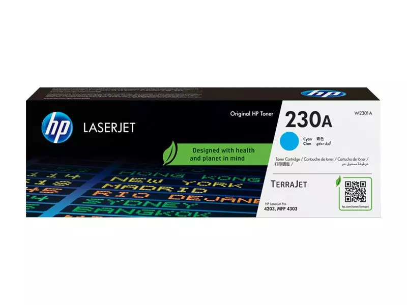 Tóner HP 230A W2301A cyan 1,800 páginas
