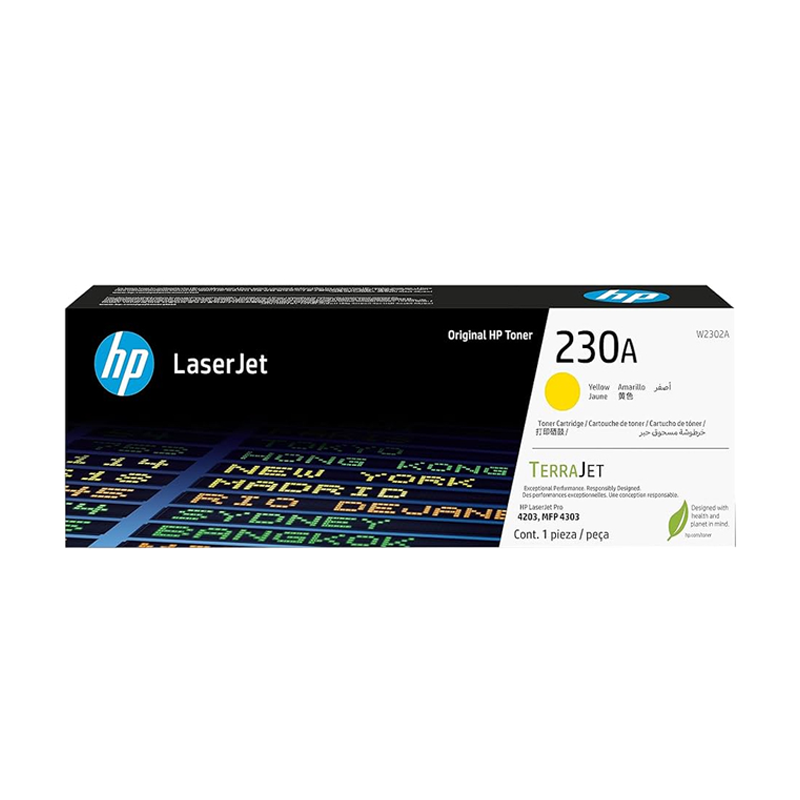 Tóner HP 230A W2302A yellow 1,800 páginas