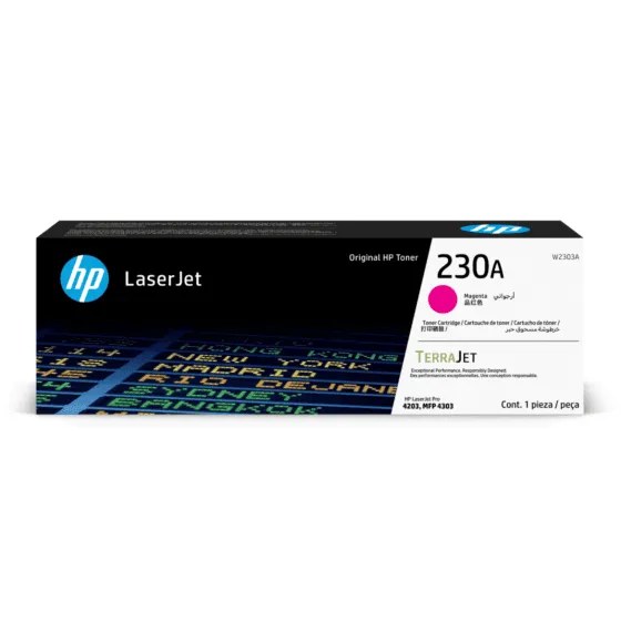 Tóner HP 230A W2303A magenta 1,800 páginas