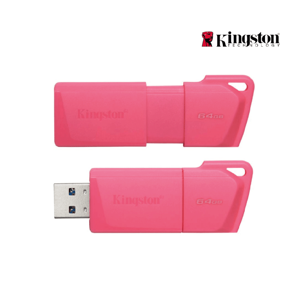 Memoria USB 64GB Kingston, 3.2 GEN.1 datatraveler exodia (rosa neon)