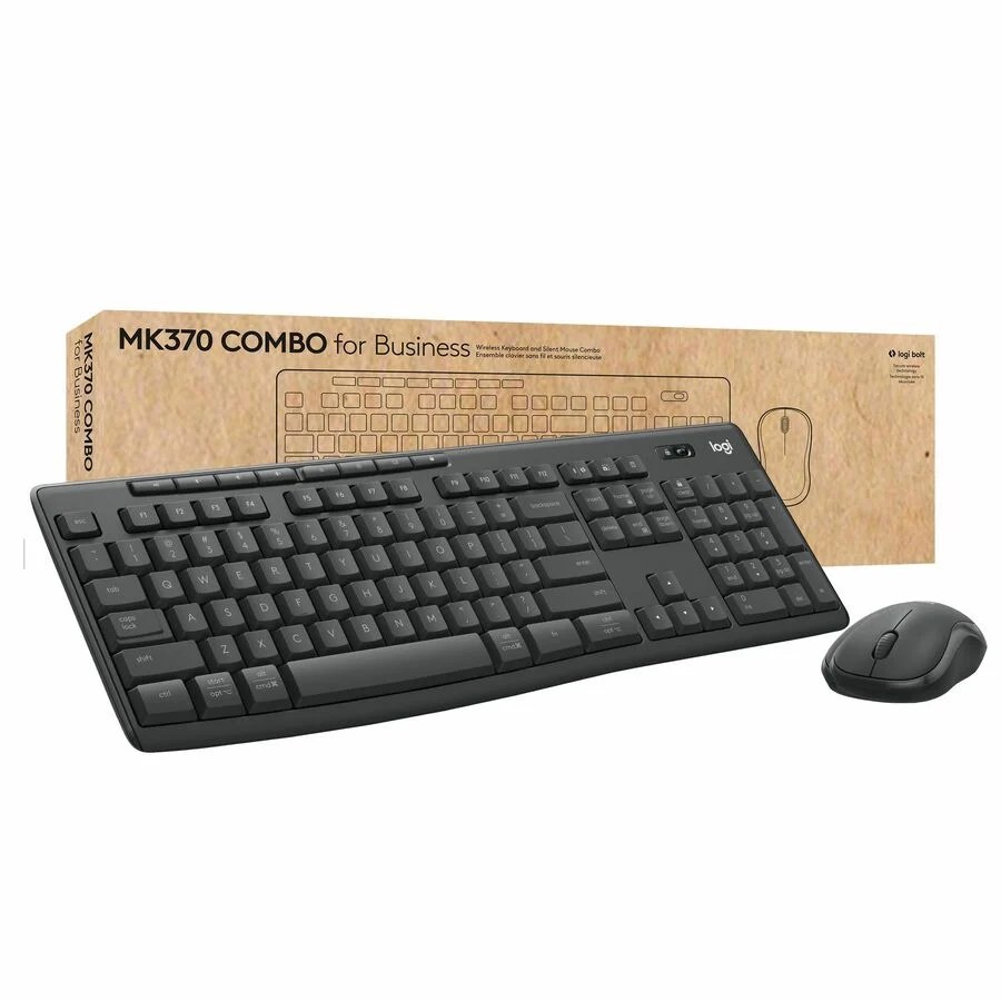 Teclado mouse Logitech MK370 business bluetooth USB receiver, logi bolt, combo ingles