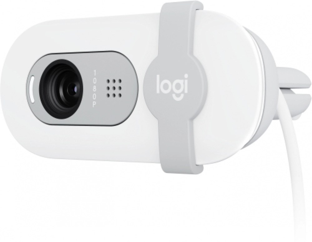 Cámara web Logitech brio 100, FHD hasta 1080P, conexión USB-a, tapa de privacidad, para