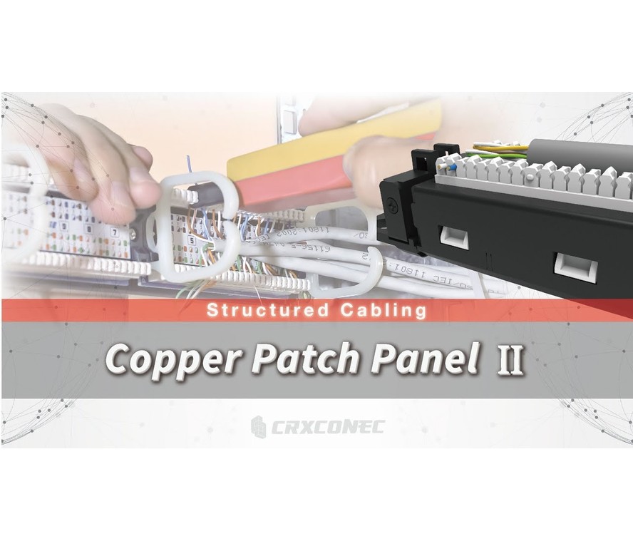 Patch panel click cam de 12 puertos, CAT6, 1U