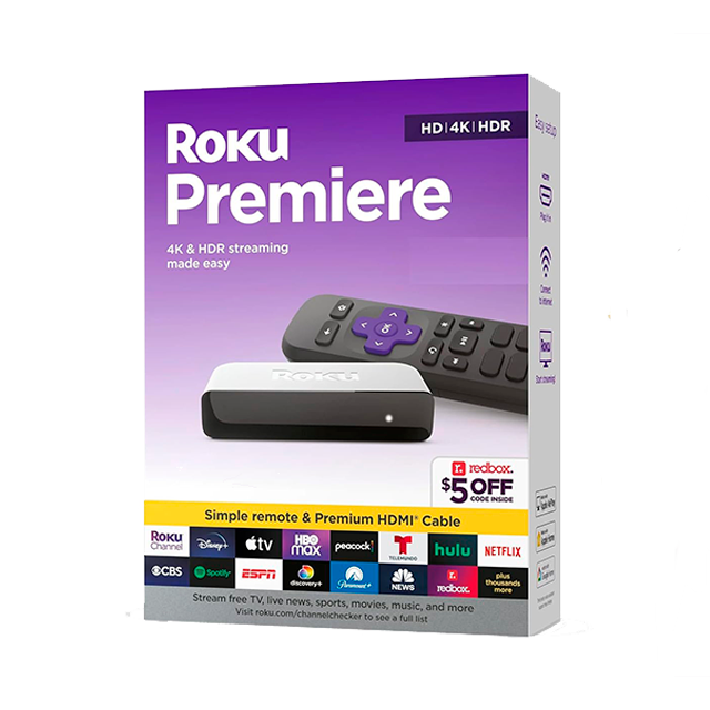 Roku premier 4K streaming HDR 10