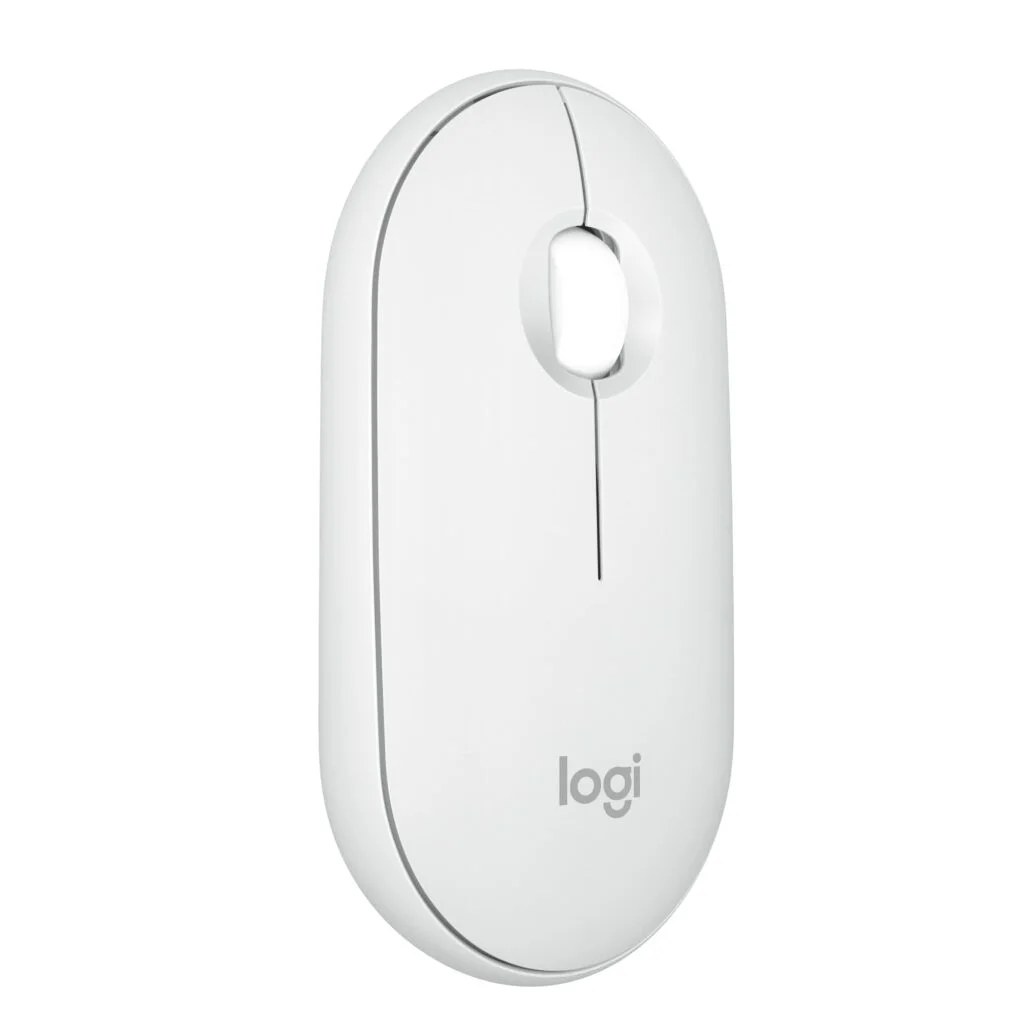 Mouse Logitech M350S pebble inalámbrico óptico color (off-white) bluetooth