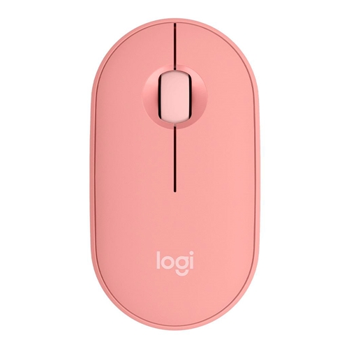 Mouse Logitech M350S pebble inalámbrico óptico color rosa), bluetooth