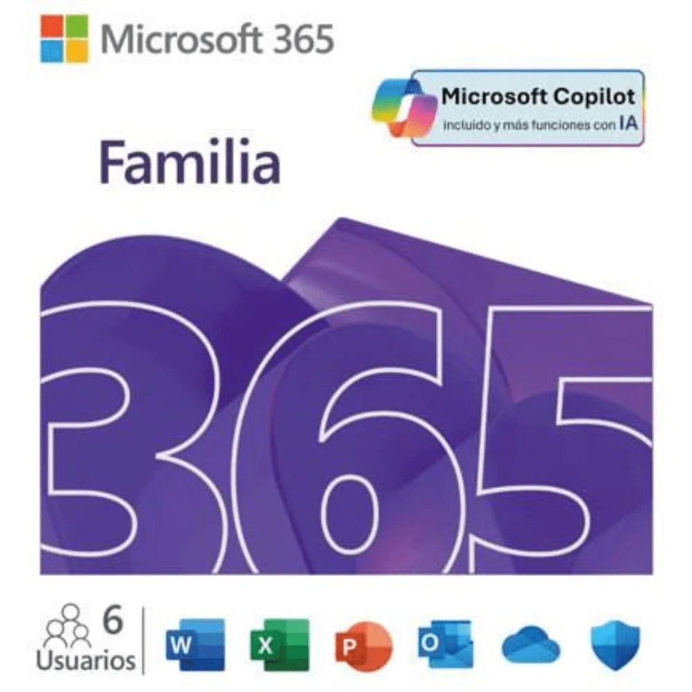Microsoft 365 family office, -copilot- subscription license (1 year)