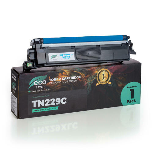 Tóner Brother cyan TN229C, 1,200 paginas, para impresoras HL-L3220CDW, HL-L3280CDW