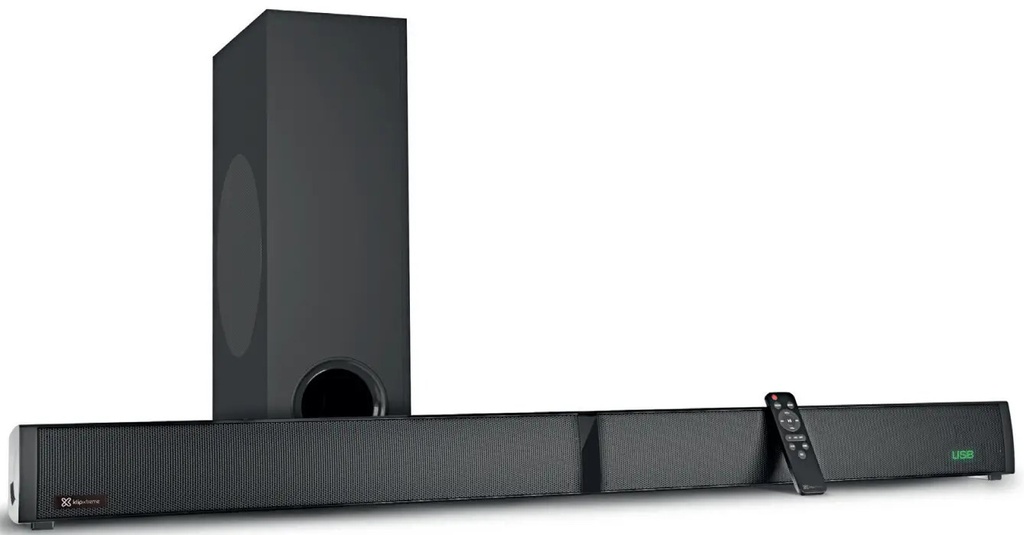 Bocina Klip Xtreme 2.0 barra de sonido baton, (soundbar), BT, 160W, control remoto, puerto
