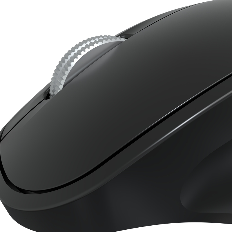 Mouse Klip Xtreme KMW-501BK ergonómico (duotrak), bluetooth, 2.4GHZ 800/1200/1600DPI, 6 botones