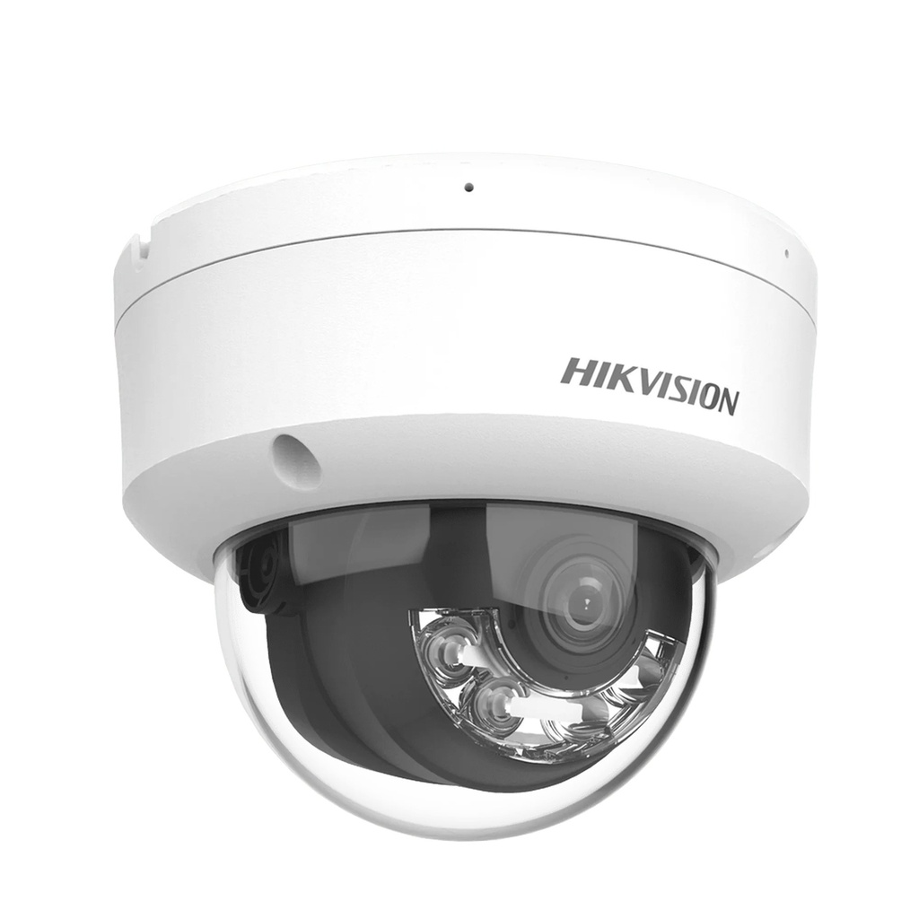 Cámara de vigilancia marca Hikvision, dual light, ip, 6MP, smart hybrid light fixed, domo