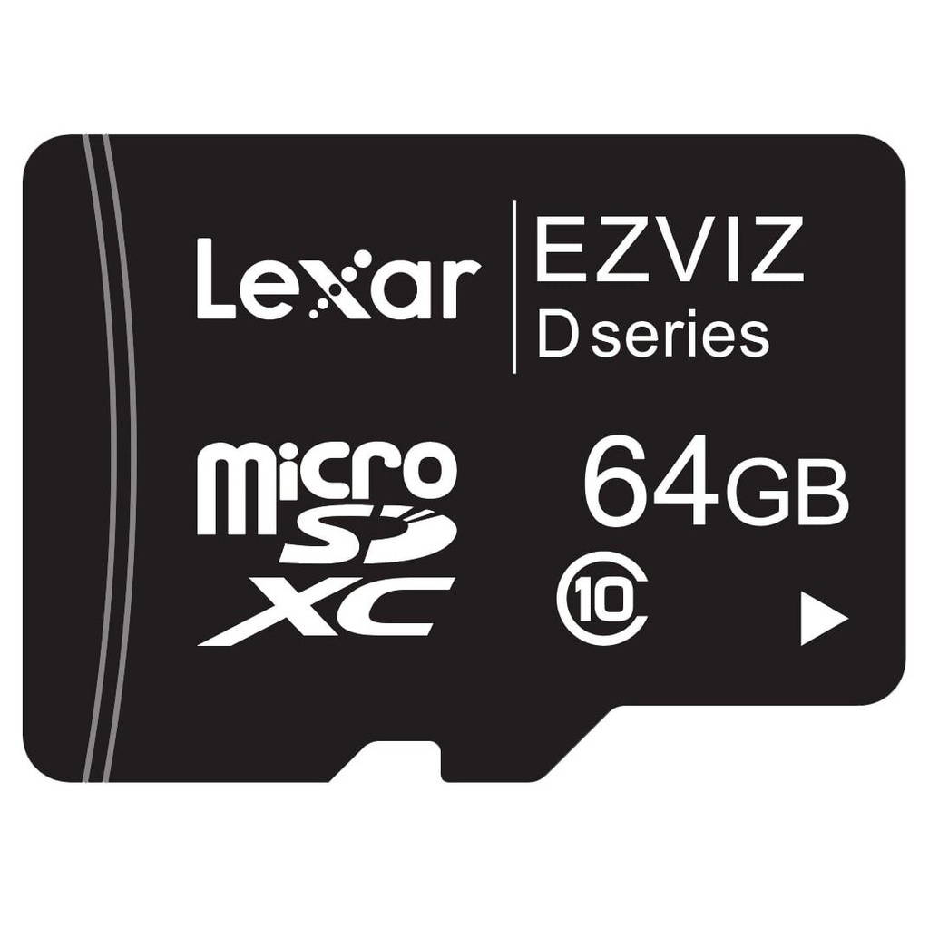 Memoria microsd ezviz 64 GB clase 10 especializada para videovigilancia