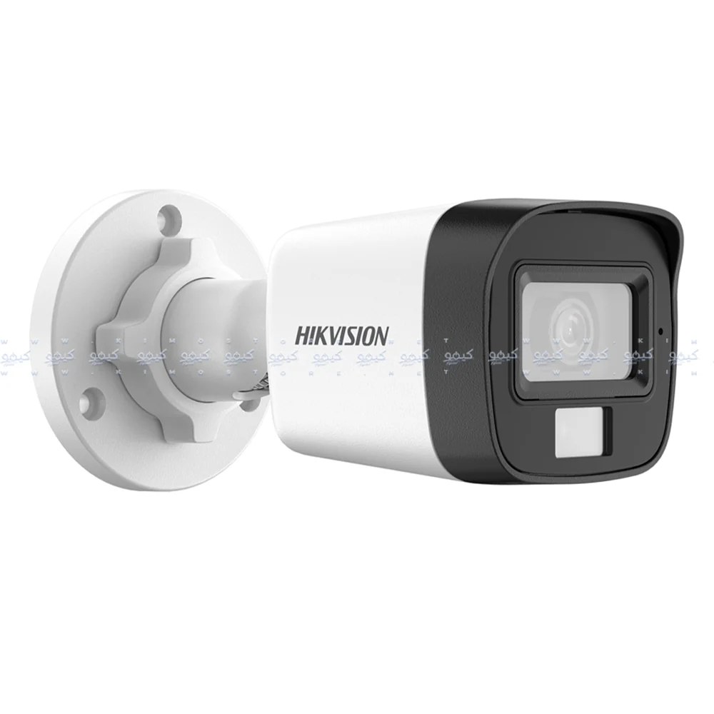 Cámara de vigilancia Hikvision, analoga, bullet, 3K smart hubrid light, microfono, metal