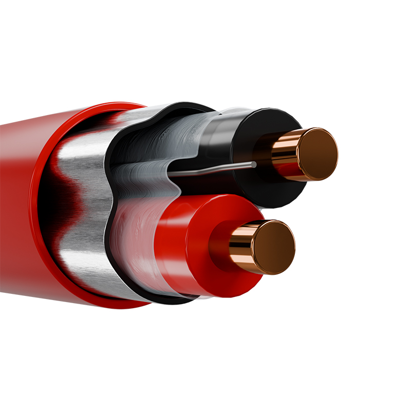 Rollo de cable de alarma Nexxt profesional, contra incendios blindado FPLR 1000 pies, 18