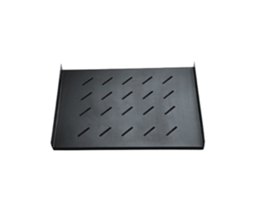 Bandeja para rack fija Agiler, 1U, para gabinetes de pared, negro de 600MM
