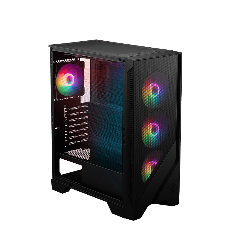 Case MSI mag forge 120A airflow mid-tower, vidrio templado 4MM, compatible con: ATX / m-ATX