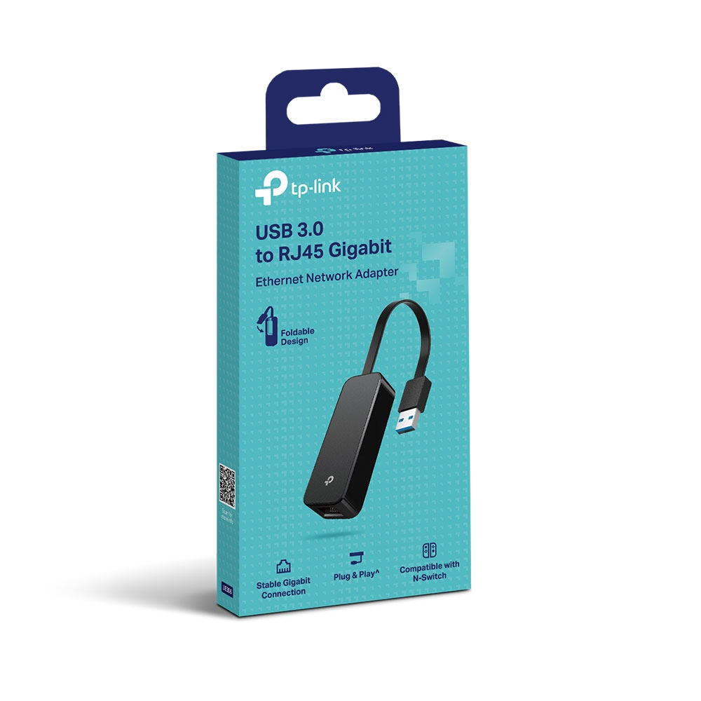 Adaptador TP-Link UE306, USB 3.0,(10/100/1000 mbps), ethernet, windows 10/8.1/8, mac os y
