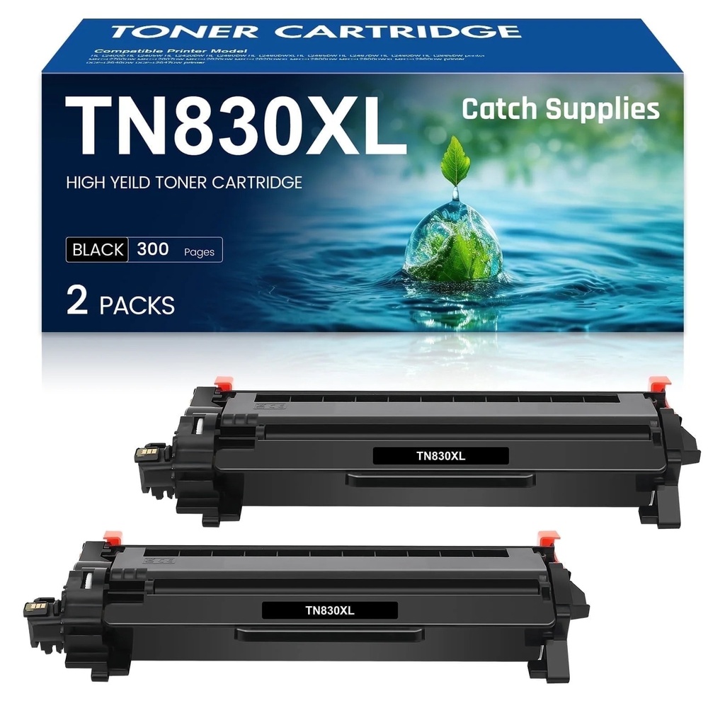 Tóner Brother black, TN830 standard yield, aprox