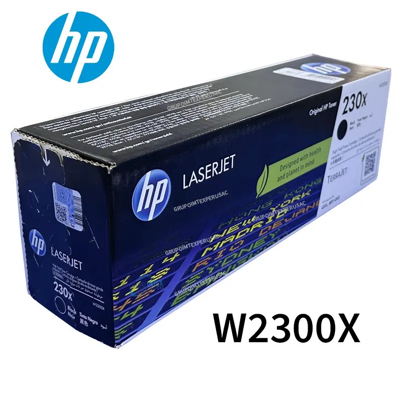 Tóner HP 230X W2300X negro 7,500 páginas