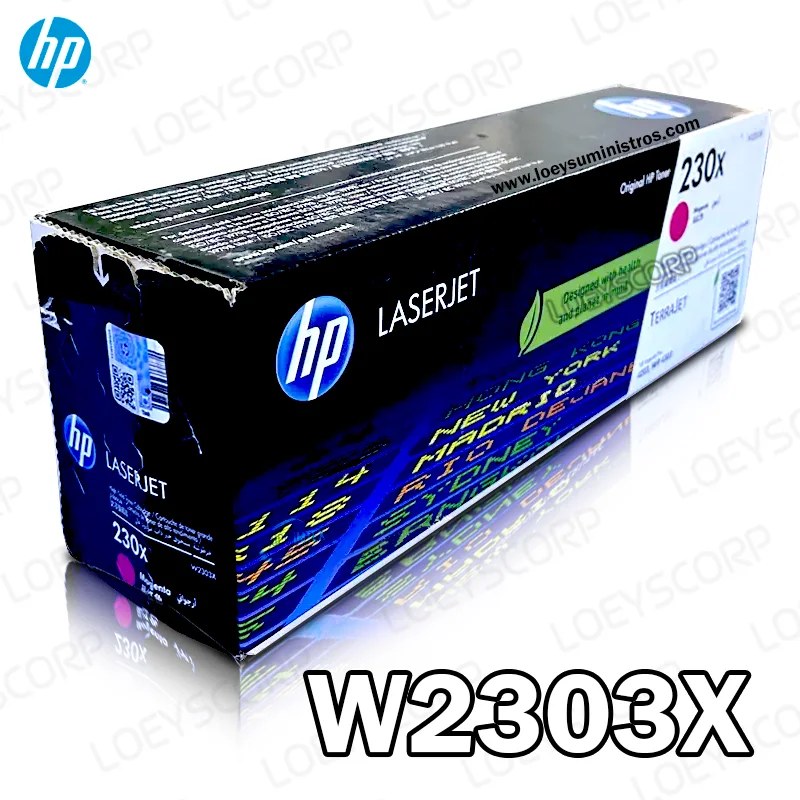 Tóner HP 230X W2303X magenta 5,500 páginas