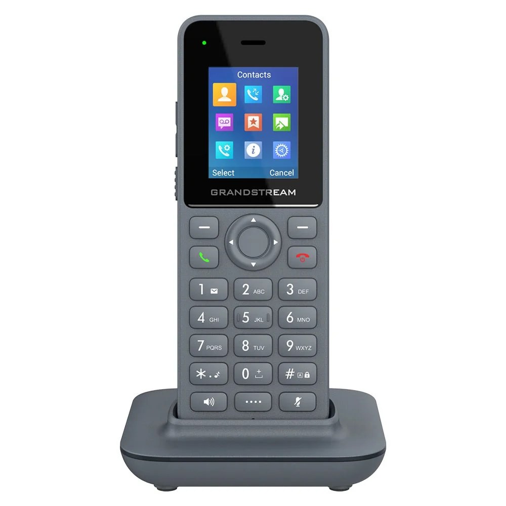 Teléfono IP inalámbrico grandstream DP-725, 20 cuentas sip, audio HD, alcance hasta 400 m