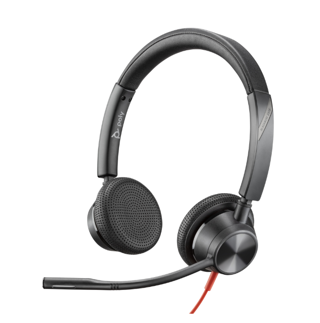 Audífono con microfono poly blackwire 3210, monaural