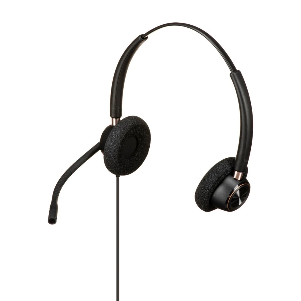 Audífono con microfono poly binaural encorepro 520, taa, con cancelacion de ruidos