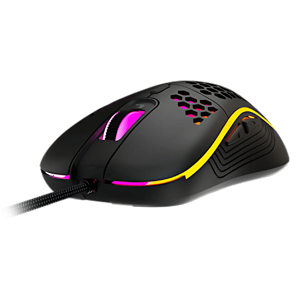 Mouse Xtech gaming XTM-620, usb, 6 botones, 7200PI, luces de LED black