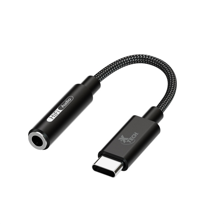 Cable Xtech USB tipo C, a 3.5" hembra audio (XTC-509)