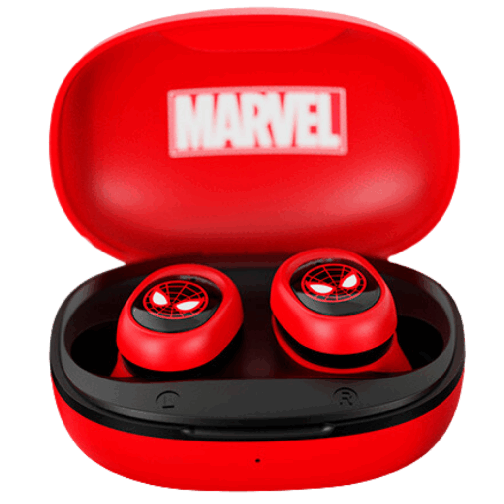 Audífono con microfono wireless Xtech marvel spider man, earbuds TWS, bluetooth, hasta 4