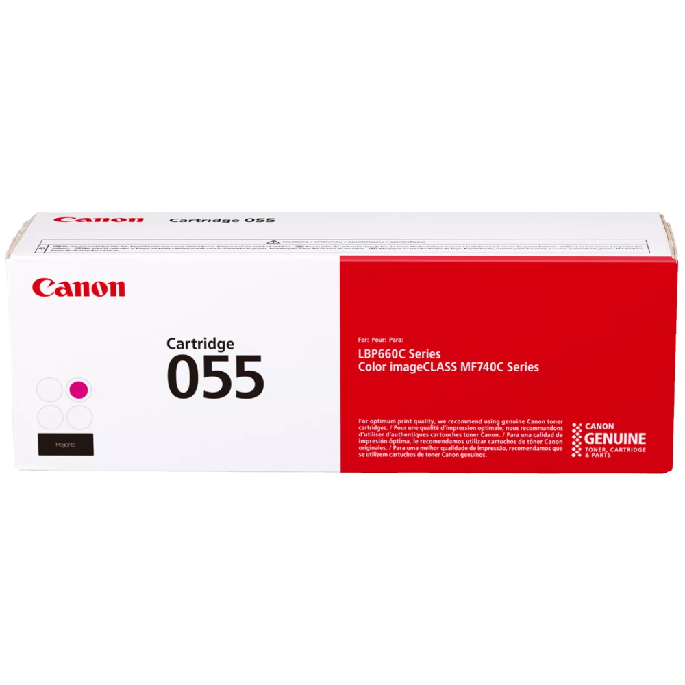 Tóner Canon cartridge 055 magenta original, rendimiento aprox