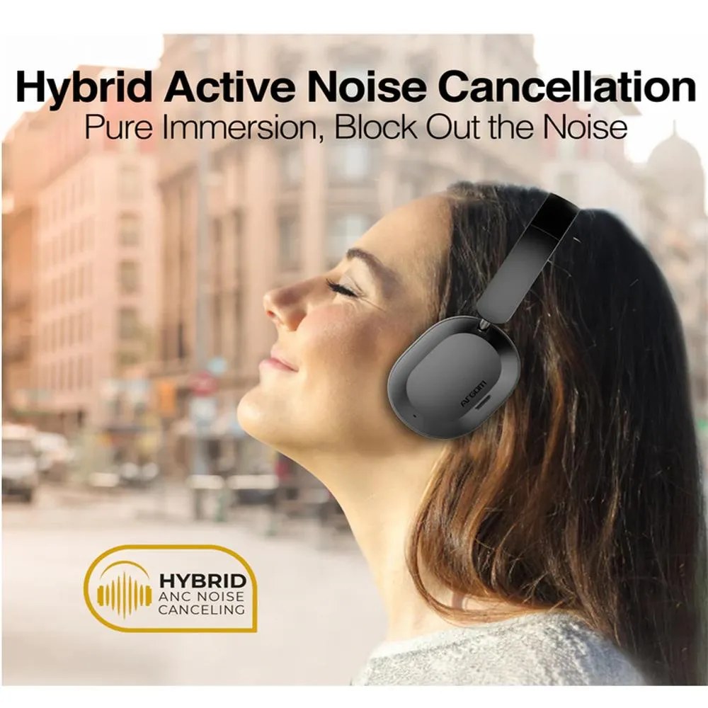 Audífono Argom sonido hibrido espacial anc BT 5.4 , cancelacion de ruido anc hibrida