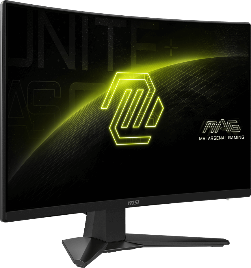 Monitor MSI, 24", mag 242C, gaming, 1920 X1080, FHD, 180 HZ, curvo, 1 x displayport 1.2A, 2