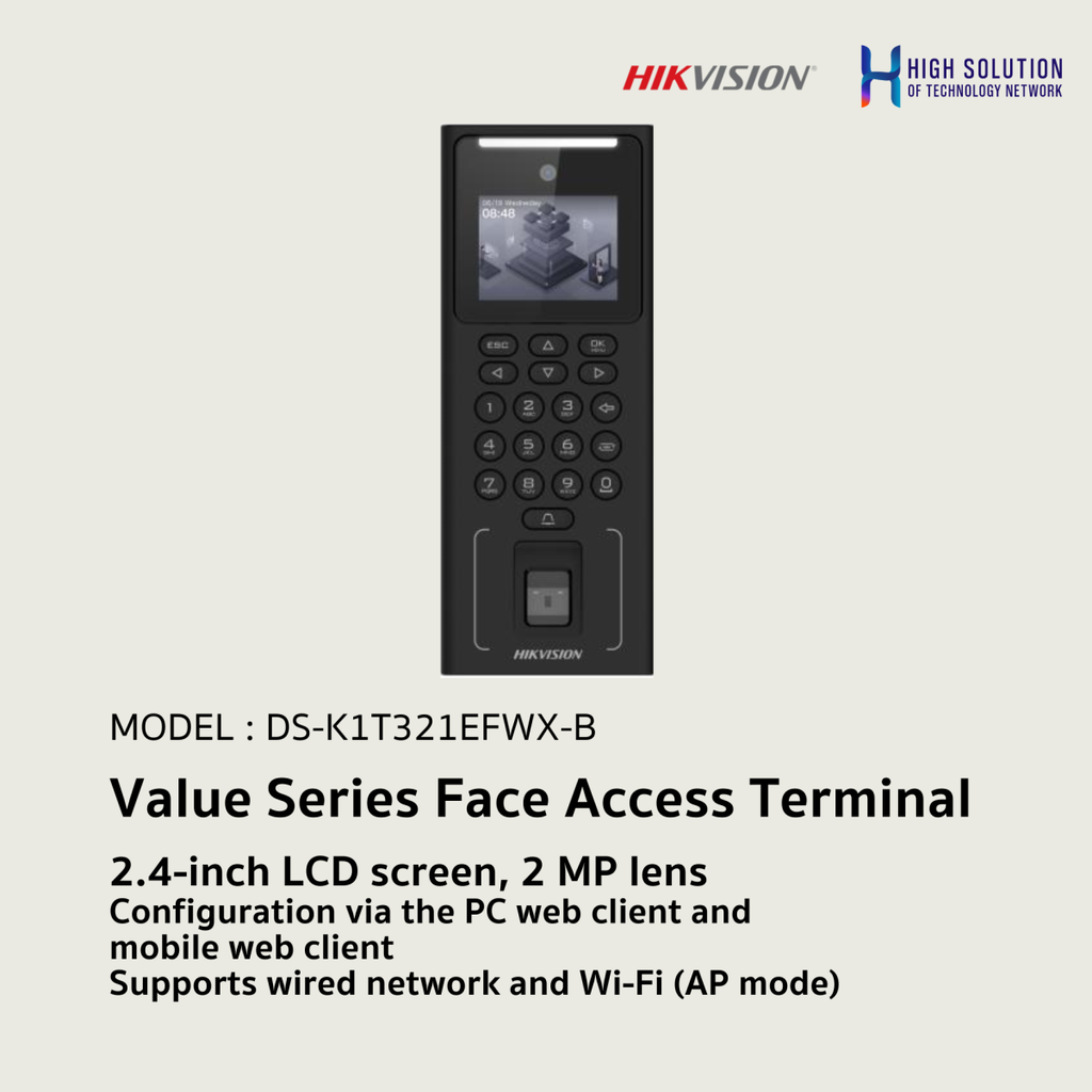 Control de asistencia Hikvision,terminal facial min moe, wifi, 500 rostros y lector de