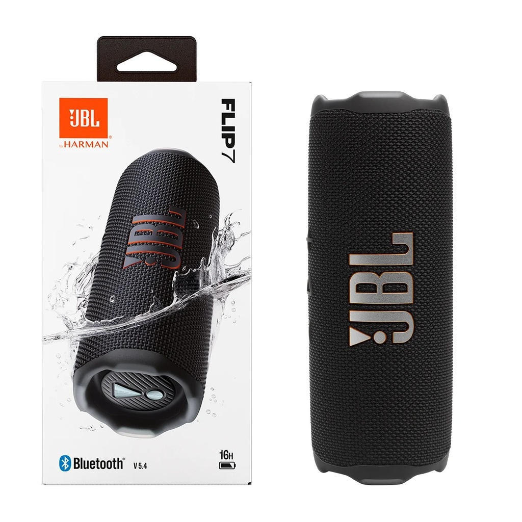 Bocina JBL flip 7 bluetooth 5.1, a prueba de agua (IP67) , sonido pro de JBL con ai sound