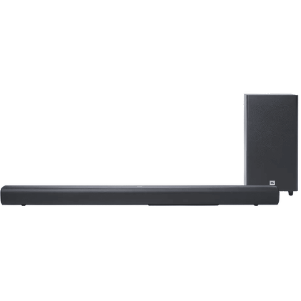 Bocina JBL cinema SB580, barra de sonido de 3.1 canales con dolby atmos virtual, subwoofer