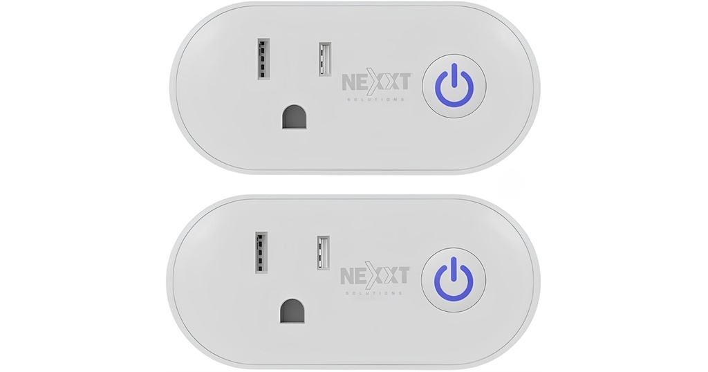 Tomacorriente smart Nexxt, 1 entrada programable para encendido y apagado por software