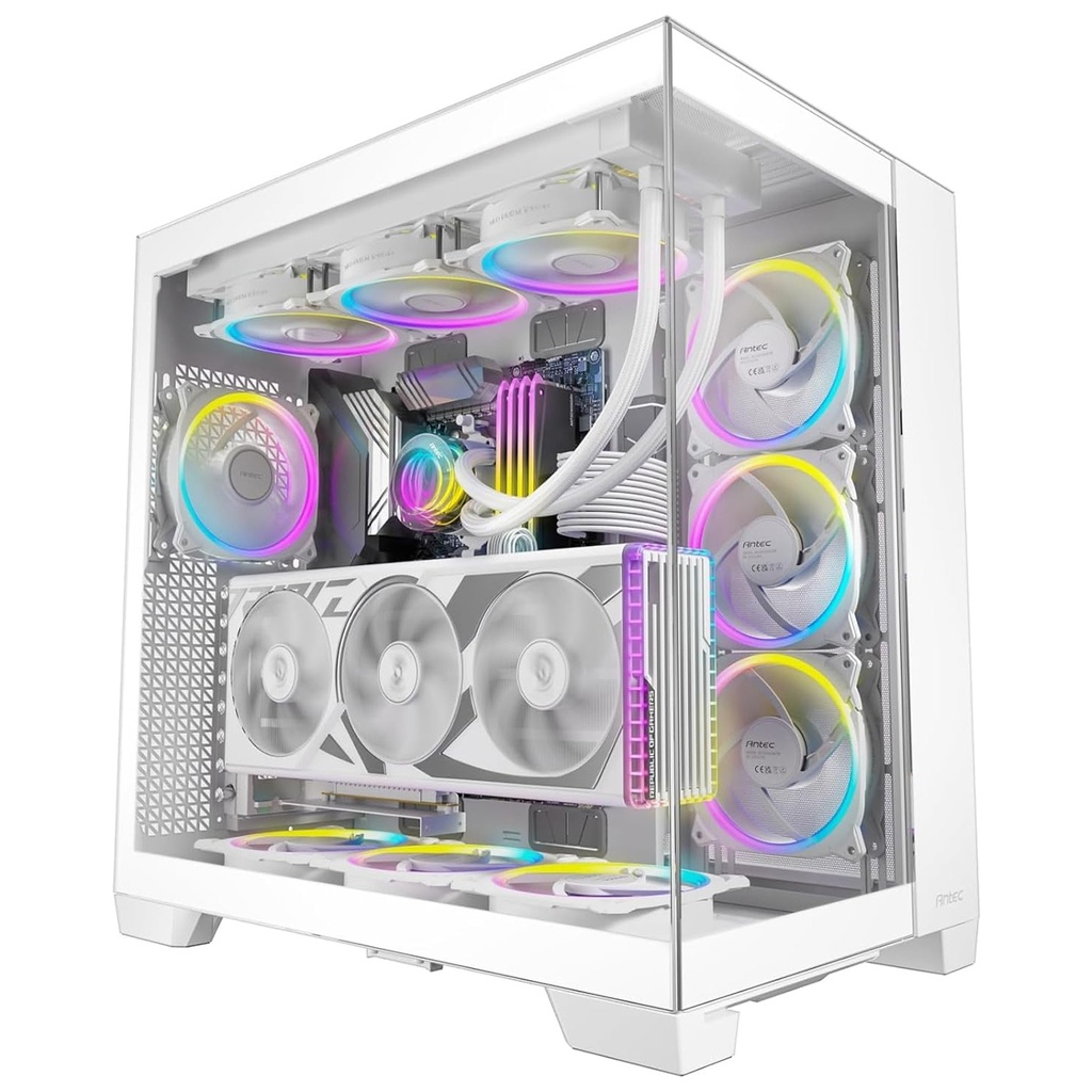 Case gaming Antec C8 ARGB constellation series dual chamber mid-tower