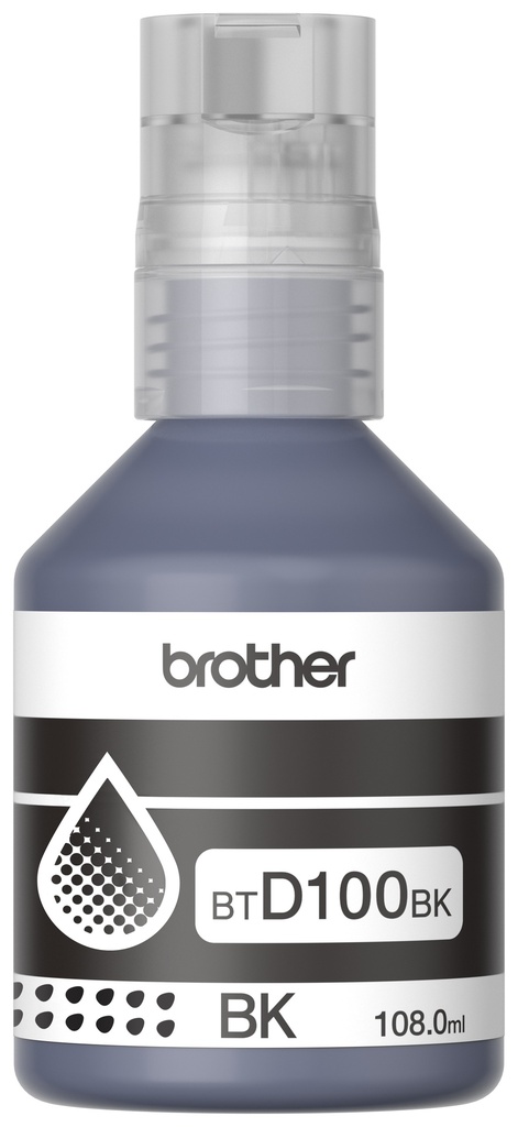 Kit de 2 botellas de tinta Brother BTD100BK2PK