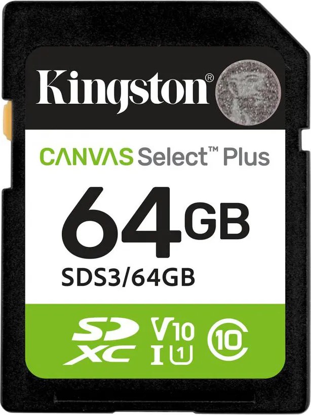 Memoria SD 64GB Kingston, SDXC, uhs-i, clase 10
