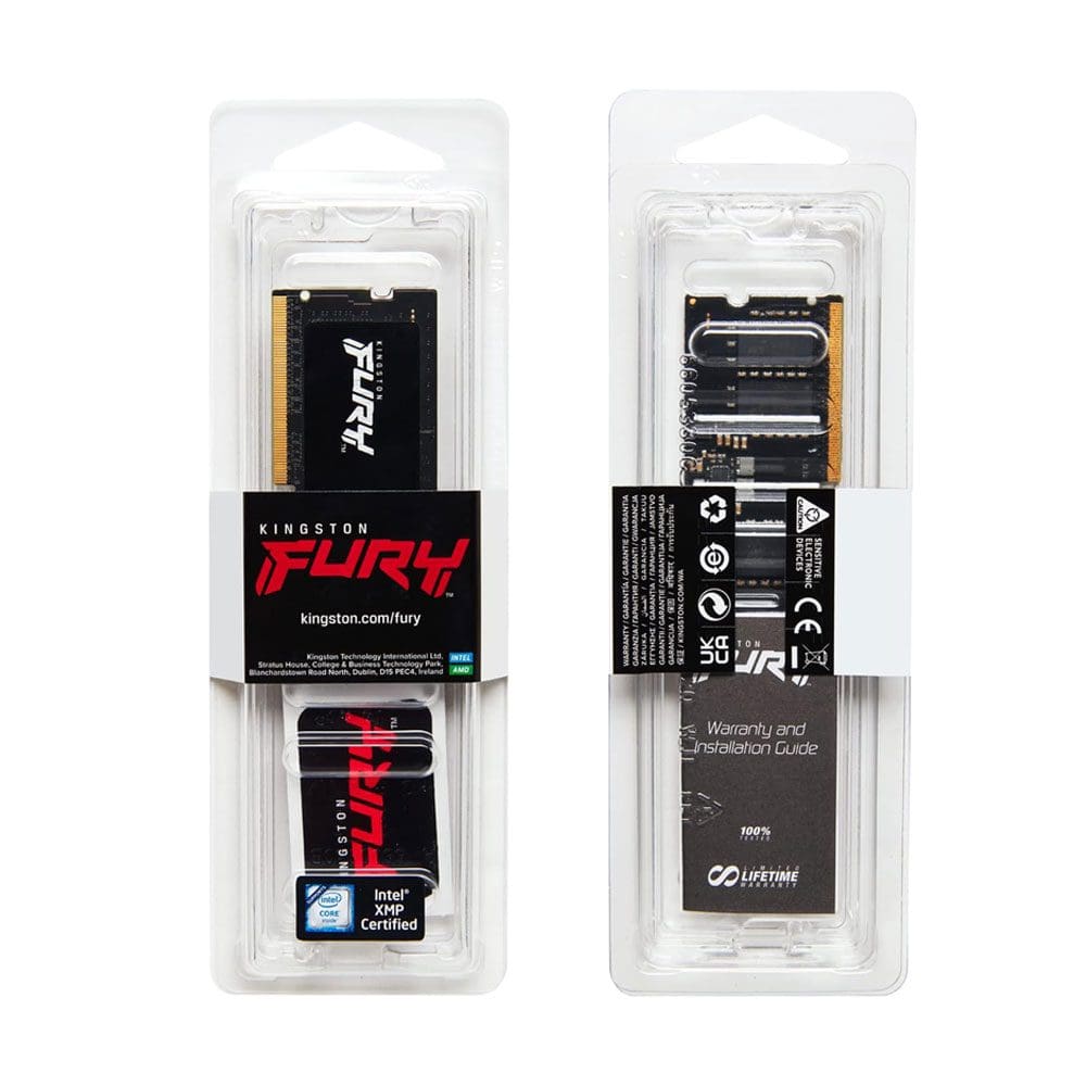 Memoria 32GB (1X32GB) Kingston, p/laptops, DDR5, 5600MT/S, CL40 2RX8 1.1V 262-pin 16GBIT