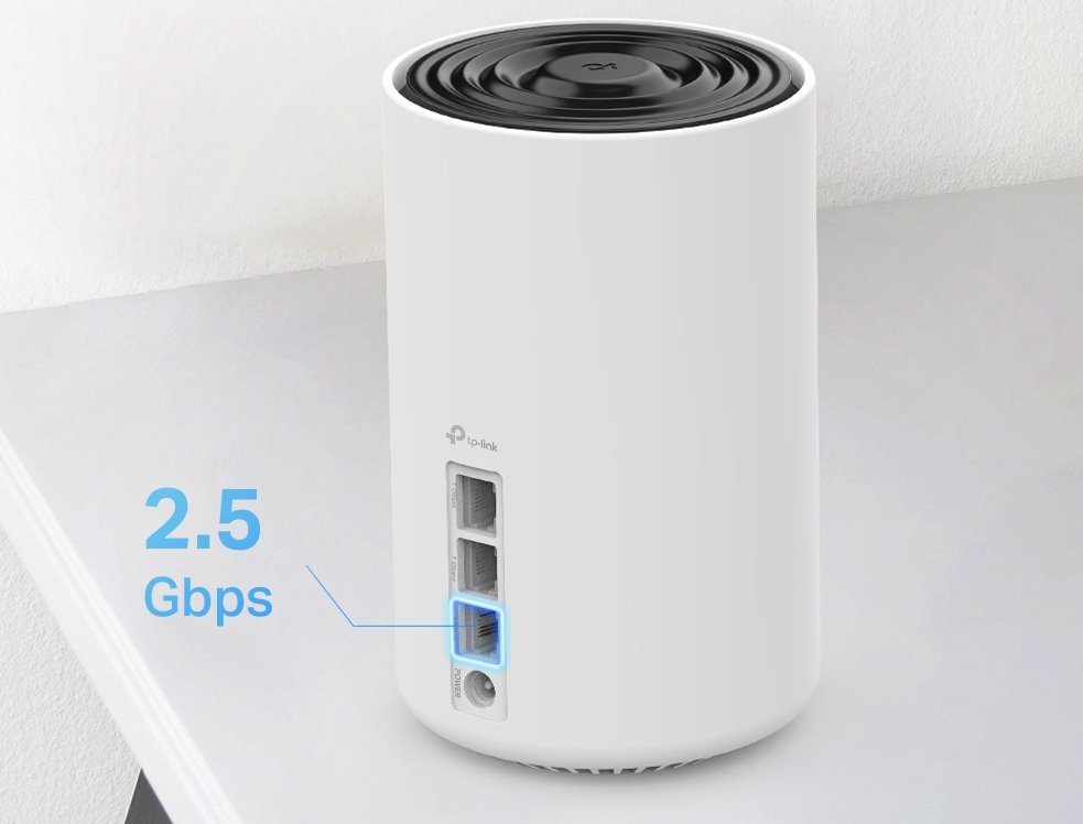 Router deco XE75 pro TP-Link wi-fi 6E mesh AXE5400, 5400 MBPS, de triple banda, 500M2, 200