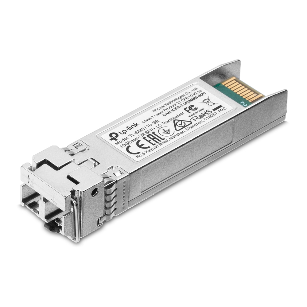 Módulo de fibra TP-Link SM5110-SR, multimodo, 10 GBPS, LC, alcance hasta 300 m