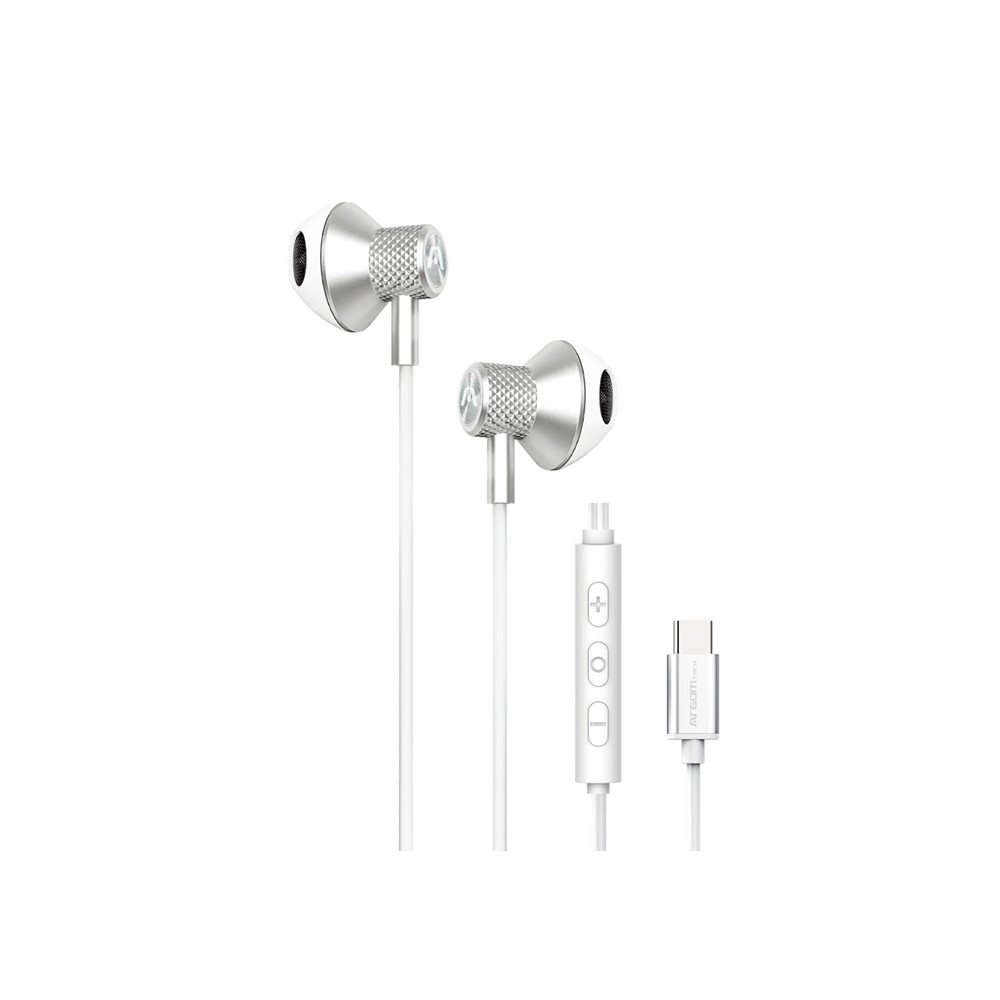 Audífonos Argom ultimate sound aura tipo-C, brotes magneticos, carcasa metalica, frecuencia