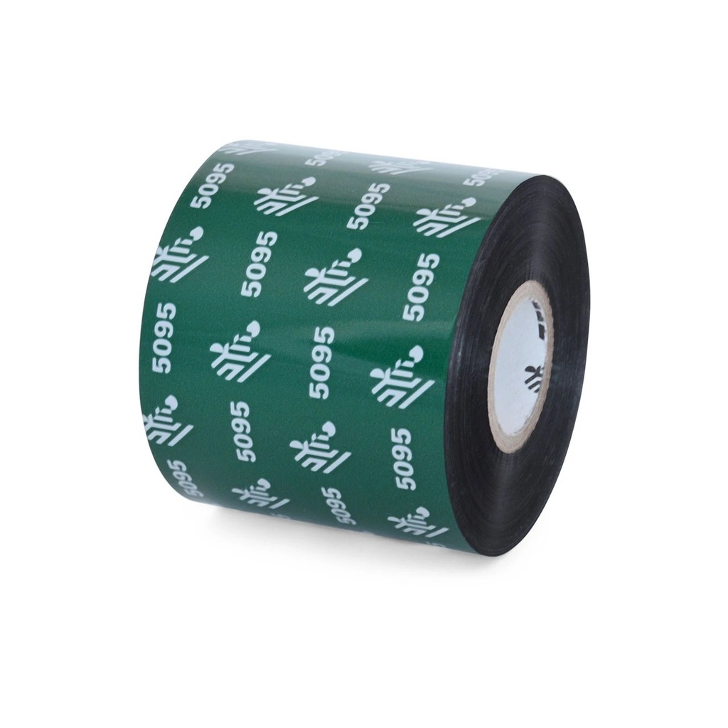 Cinta de resina (rollo) 5095 para impresora zebra, 2,36" x 1476' (60 MM x 450M), nucleo de